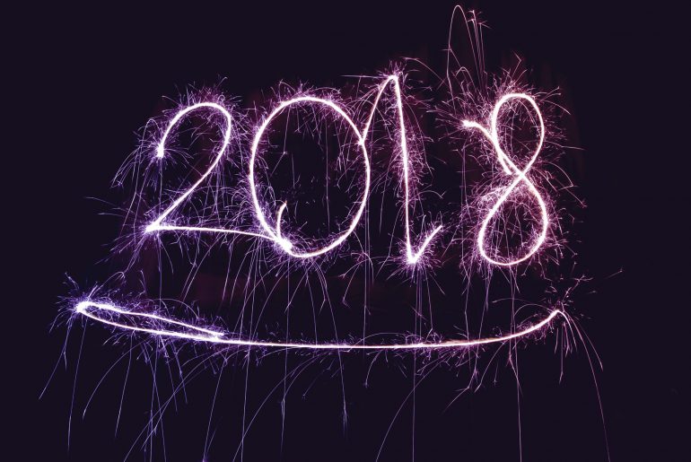 Happy new year 2018, bonne année à tous
