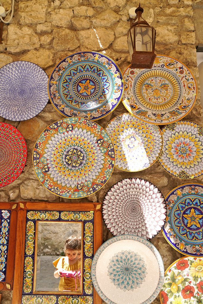 Ravello, Côte Amalfitaine, Italie, céramique