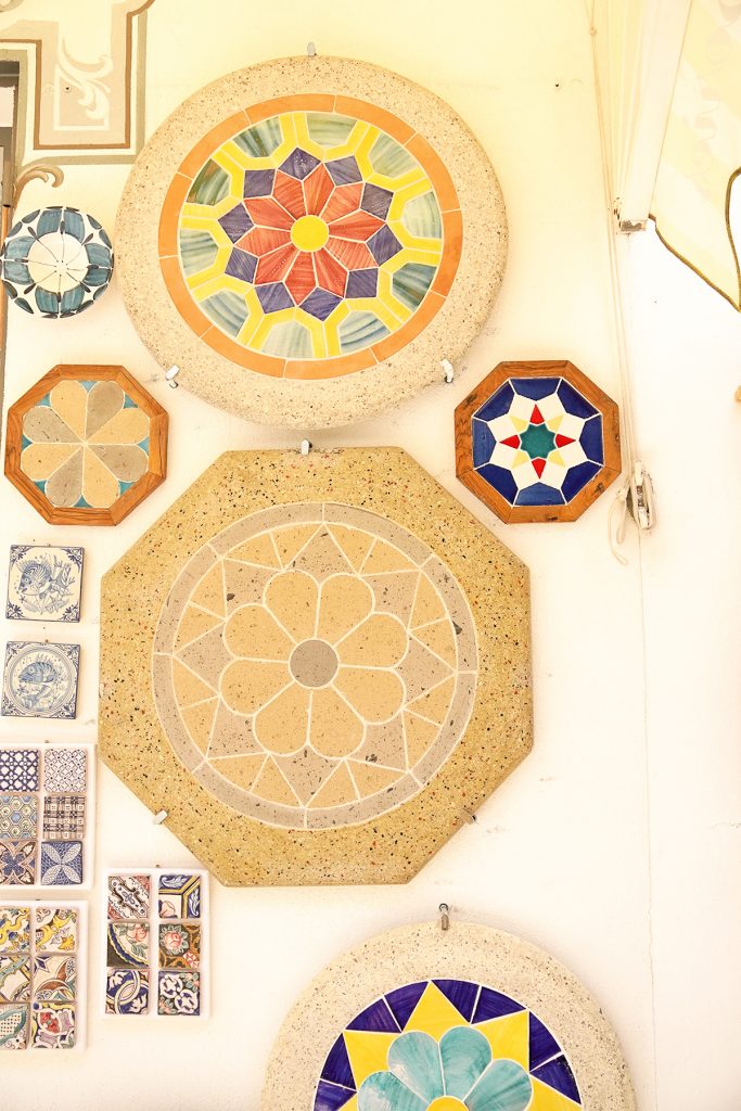 Ravello, Côte Amalfitaine, Italie, céramique