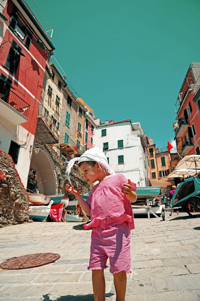Riomaggiore, petite fille au turban