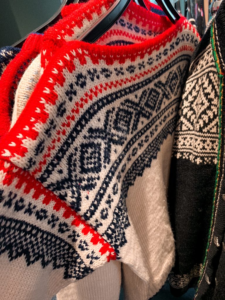 Oslo, pull vintage