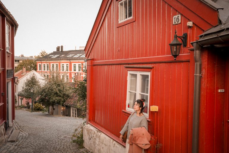 Oslo, Damstredet, maison de bois