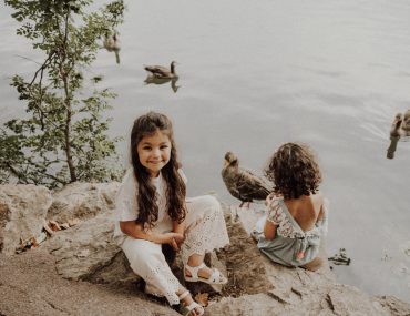 Les enfants au Lac de la Tête d'Or